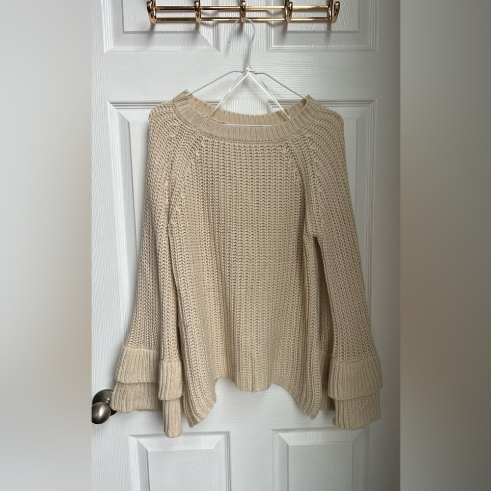 Fashion Nova Ruffled Sleeve Sweater